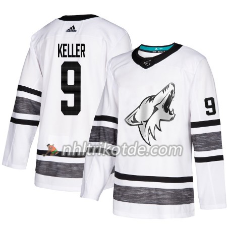 Arizona Coyotes Trikot Clayton Keller 9 2019 All-Star Adidas Weiß Authentic - Herren